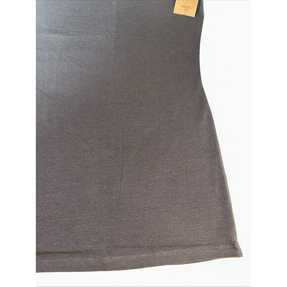 NWT Duluth Women's 2XL No-Yank Cami Stretch Cotton Tank Top Color: Coal - Picture 4 of 8